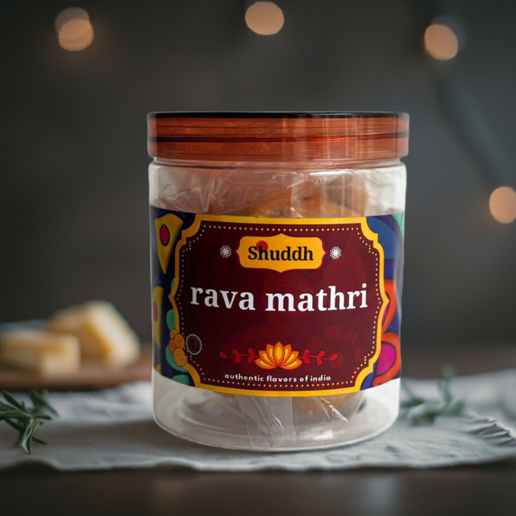 Shuddh Sweet’n’Salty Rava Mathri
