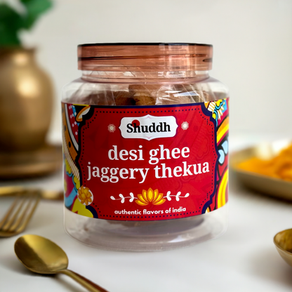 Shuddh Desi Ghee Jaggery Thekua